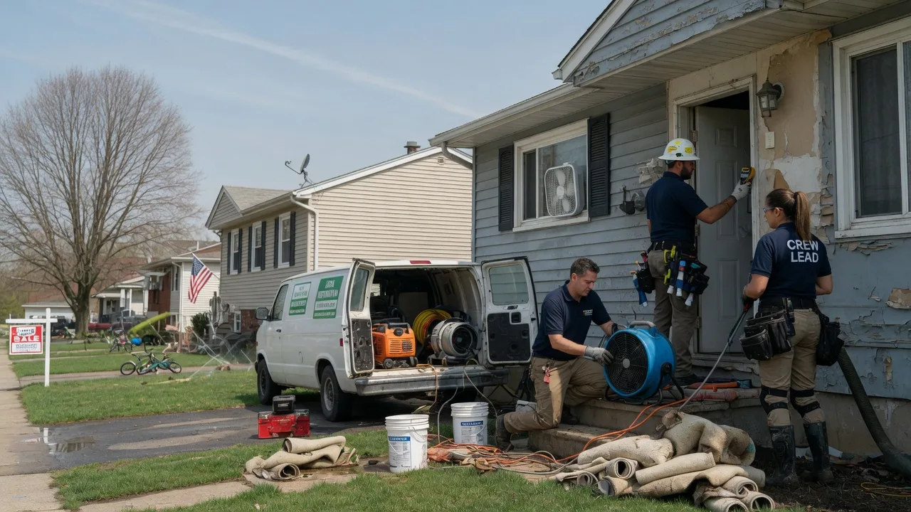 Flood Cleanup in Meredosia, IL near me