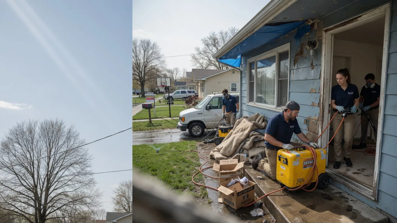 Basement Flood Cleanup in Meredosia, IL near me